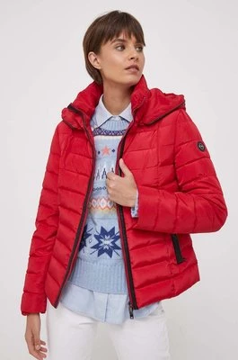Artigli kurtka damska kolor czerwony zimowa