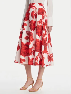 Artigli Spódnica midi ACGO002398 325 Czerwony Regular Fit