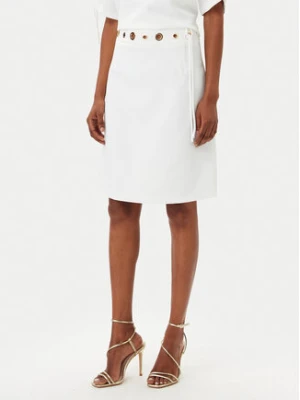 ARTIGLI Spódnica mini ACGO000744 Biały Regular Fit