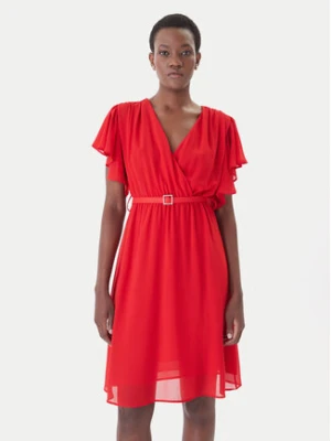 Artigli Sukienka koktajlowa ACAB004967 Czerwony Regular Fit