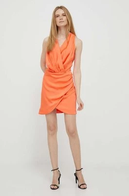 Artigli sukienka kolor pomarańczowy mini prosta