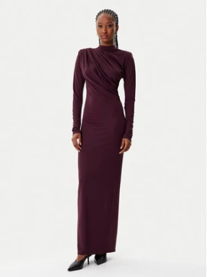 Artigli Sukienka wieczorowa ACAB003154 Bordowy Regular Fit