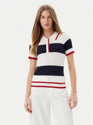 ARTIGLI Sweter ACMA001937 Biały Regular Fit