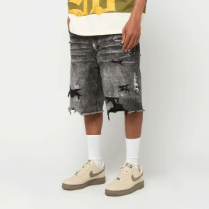 Artisan Vintage Washed Denim Shorts Smoke Rise