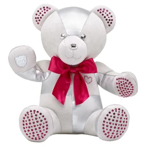 Artykuł kolekcjonerski Build-A-Bear Birthstone Bear, Z kryształami Swarovski®, Pluszowy miś, Lipiec, Ciemnoczerwony