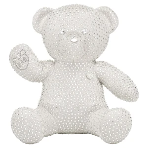 Zdjęcie produktu Artykuł kolekcjonerski Build-A-Bear, Edycja limitowana, W całości inkrustowany kryształami Swarovski®, Pluszowy miś, Szary