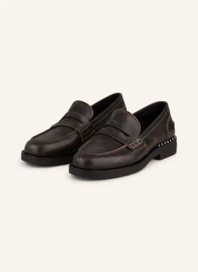 Ash Penny Loafers Winona Z Ćwiekami braun