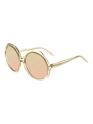 Ash Rose Gold Sunglasses 422 Linda Farrow
