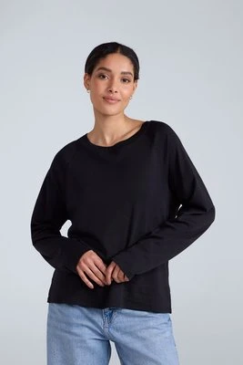 Ashleigh — dziecięca koszulka z długim rękawem - Black Animal