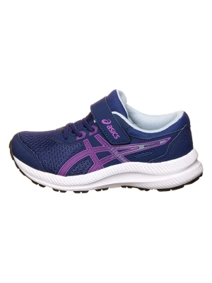 asics Buty "CONTEND 8 PS" w kolorze fioletowo-granatowym do biegania rozmiar: 28,5