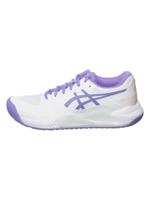 asics Buty "Dedicate 7 Clay" w kolorze biało-fioletowym do tenisa rozmiar: 39,5