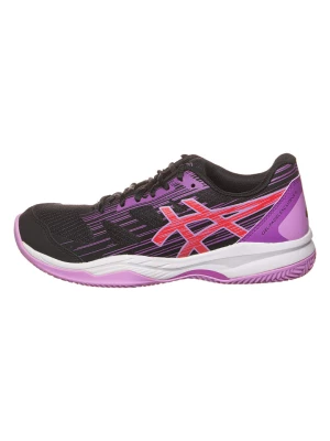 asics Buty "Exclusive 6" w kolorze czarno-fioletowym do tenisa rozmiar: 41,5