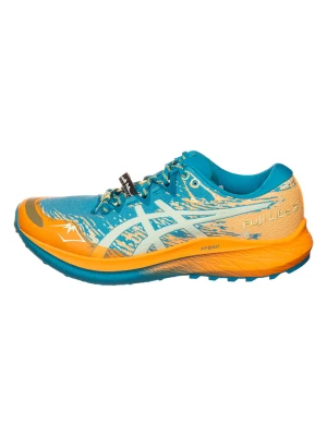 asics Buty "Fuji Lite 5" w kolorze niebiesko-pomarańczowym do biegania rozmiar: 44