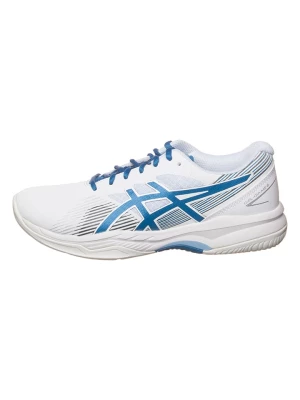 asics Buty "Game 8" w kolorze biało-turkusowym do tenisa rozmiar: 39,5