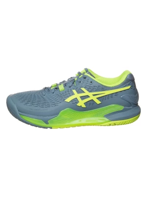 asics Buty "Resolution 9" w kolorze zielono-niebieskim do tenisa rozmiar: 40