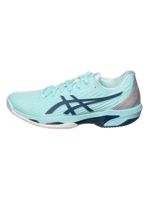 asics Buty "Solution Speed FF 2 Clay" w kolorze błękitnym do tenisa rozmiar: 37