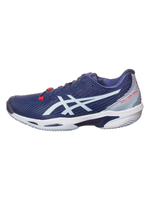 asics Buty "Solution Speed FF 2 Clay" w kolorze granatowo-błękitnym do tenisa rozmiar: 37