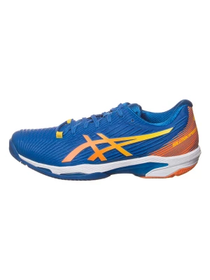 asics Buty "Solution Speed FF 2" w kolorze niebiesko-pomarańczowym do tenisa rozmiar: 44,5