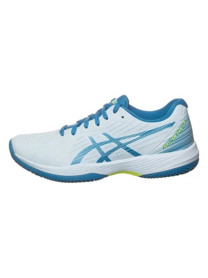 asics Buty "Solution Swift FF Clay" w kolorze błękitnym do tenisa rozmiar: 42