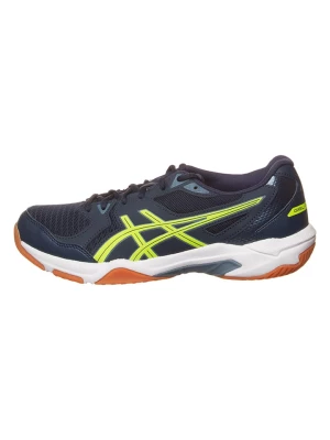 asics Buty sportowe "Rocket 10" w kolorze granatowo-zielonym rozmiar: 39,5