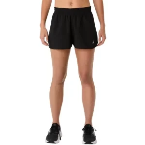 ASICS Core Split Short 2012D182-001, Damskie, Czarne, spodenki, poliester, rozmiar: L