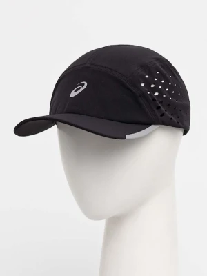 Asics czapka z daszkiem kolor czarny gładka 3013A974