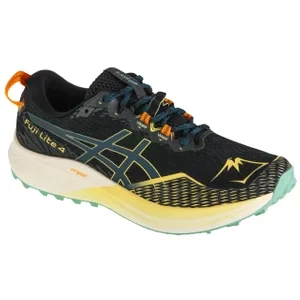 ASICS Fuji Lite 4 1011B698-002, Męskie, Czarne, buty do biegania, tkanina, rozmiar: 42,5