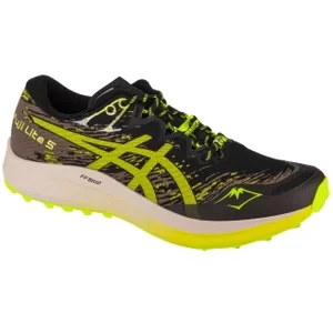 ASICS Fuji Lite 5 1011B889-001, Męskie, Czarne, buty do biegania, tkanina, rozmiar: 41,5