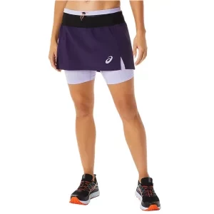 ASICS Fujitrail Skort 2012B929-400, Damskie, Granatowe, spodenki, poliamid, rozmiar: M