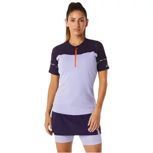 ASICS Fujitrail Top 2012B927-500, Damskie, Fioletowe, t-shirty, poliester, rozmiar: M