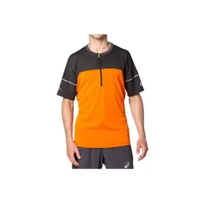 Asics Fujitrail Top Tee 2011B895-800, Męskie, Pomarańczowe, t-shirty, poliester, rozmiar: M