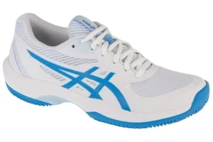 Asics Game FF Clay/OC 1042A282-100, Damskie, Białe, buty do tenisa, tkanina, rozmiar: 37