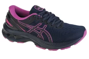 ASICS Gel-Kayano 27 Lite-Show 1012B003-400, Damskie, Granatowe, buty do biegania, tkanina, rozmiar: 36