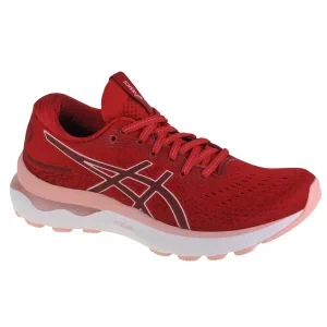 ASICS Gel-Nimbus 24 1012B201-601, Damskie, Czerwone, buty do biegania, tkanina, rozmiar: 37