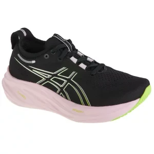ASICS Gel-Nimbus 26 1012B601-004, Damskie, Czarne, buty do biegania, tkanina, rozmiar: 37
