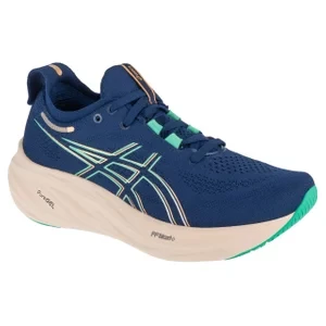 ASICS Gel-Nimbus 26 1012B601-400, Damskie, Granatowe, buty do biegania, tkanina, rozmiar: 36