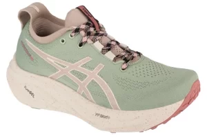 ASICS Gel-Nimbus 26 TR 1012B653-250, Damskie, Zielone, buty do biegania, tkanina, rozmiar: 37