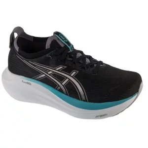ASICS Gel-Nimbus 27 1012B753-004, Damskie, Czarne, buty do biegania, tkanina, rozmiar: 37
