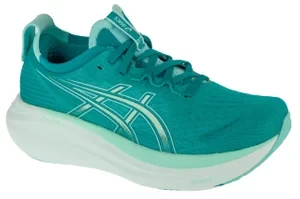 ASICS Gel-Nimbus 27 1012B753-400, Damskie, Niebieskie, buty do biegania, tkanina, rozmiar: 37,5