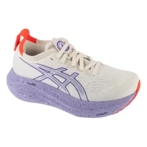 ASICS Gel-Nimbus 27 Tokyo 1012B913-500, Damskie, Białe, buty do biegania, tkanina, rozmiar: 37