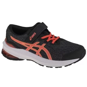 ASICS GT-1000 11 PS 1014A238-009, Dla dziewczynki, Czarne, buty do biegania, tkanina, rozmiar: 32,5