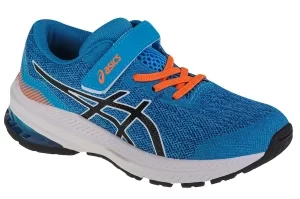 ASICS GT-1000 11 PS 1014A238-421, Dla chłopca, Niebieskie, buty do biegania, tkanina, rozmiar: 32,5