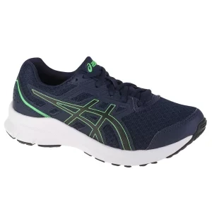 ASICS Jolt 3 GS 1014A203-404, Dla chłopca, Granatowe, buty do biegania, przewiewna siateczka, rozmiar: 33