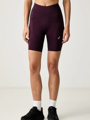 Asics kolarki damskie ROAD HIGH WAIST 8IN SPRINTER fioletowy