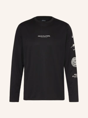 Asics Koszulka Do Biegania Fujitrail Logo Ls schwarz
