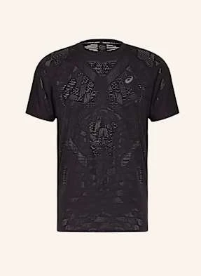 Asics Koszulka Do Biegania Metarun Ss Top schwarz