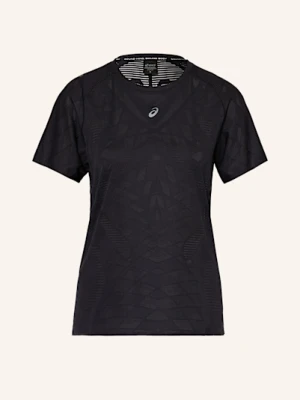 Asics Koszulka Do Biegania Metarun Ss Top schwarz
