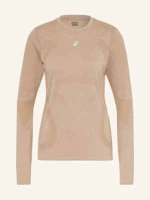 Asics Koszulka Do Biegania Road Seamless Ls beige