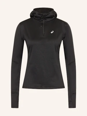 Asics Koszulka Do Biegania Road Winter schwarz