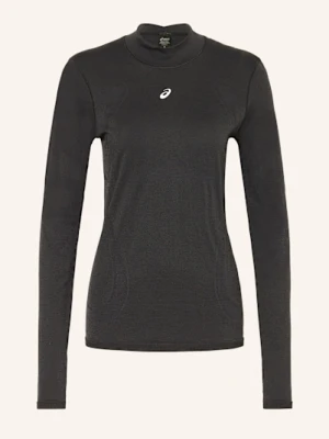 Asics Koszulka Do Biegania Road Winter Seamless Z Wełną Merino schwarz